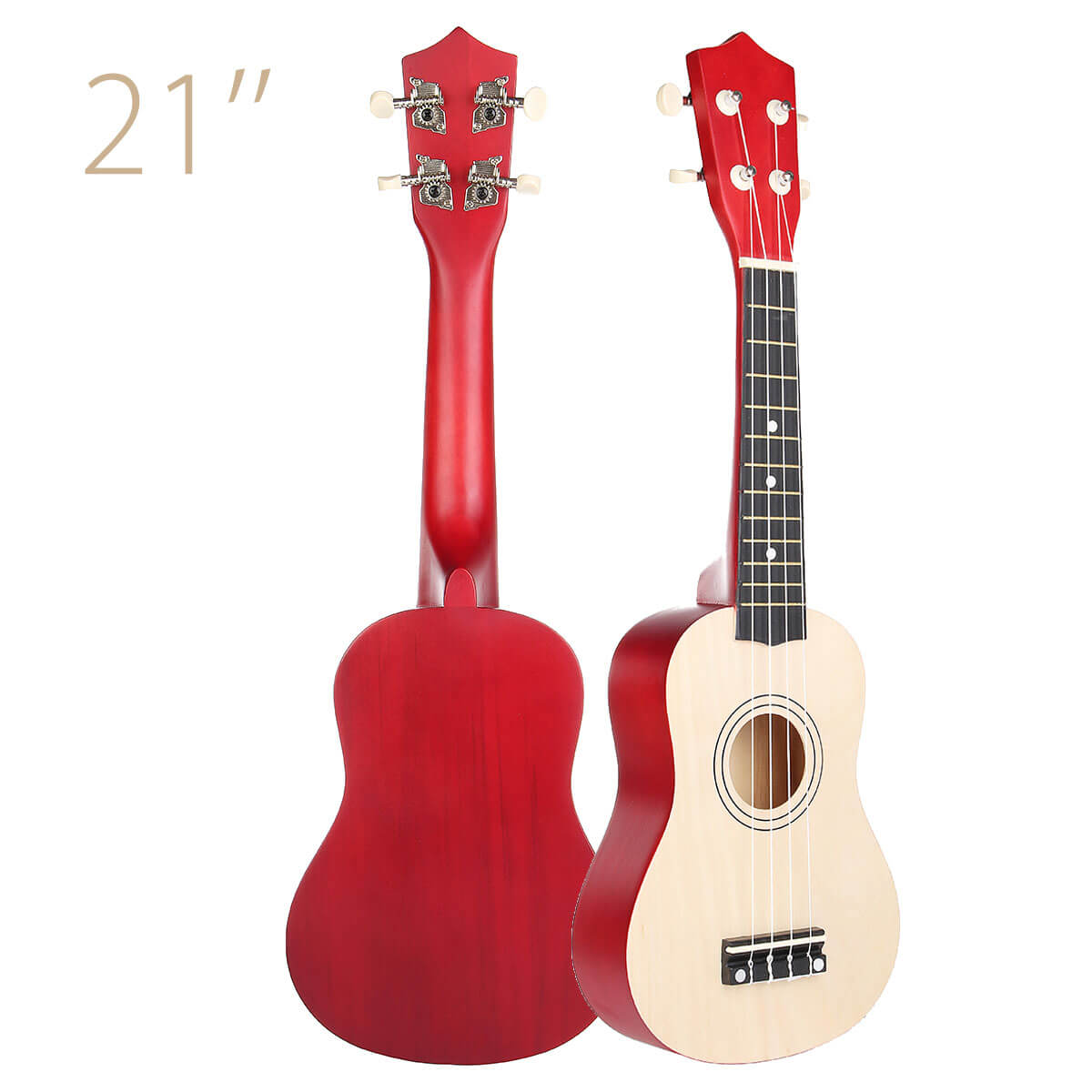 21inch Ukulele 4 Strings Colorful Mini Guitar Musical Educational Instrument Toys for Kids Adult