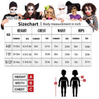 Kids Halloween Hell Devil Costume Scary Monster Phantom Grim Reaper Outfit for Masquerade Dress Up
