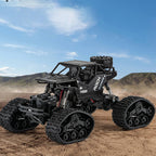 Kids 2 in 1 Off-Road Climbing Truck 4WD All Terrains RC Monster Trucks Crawler 2.4GHz Electric Toys
