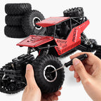 Kids 2 in 1 Off-Road Climbing Truck 4WD All Terrains RC Monster Trucks Crawler 2.4GHz Electric Toys