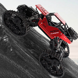 Kids 2 in 1 Off-Road Climbing Truck 4WD All Terrains RC Monster Trucks Crawler 2.4GHz Electric Toys