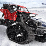 Kids 2 in 1 Off-Road Climbing Truck 4WD All Terrains RC Monster Trucks Crawler 2.4GHz Electric Toys
