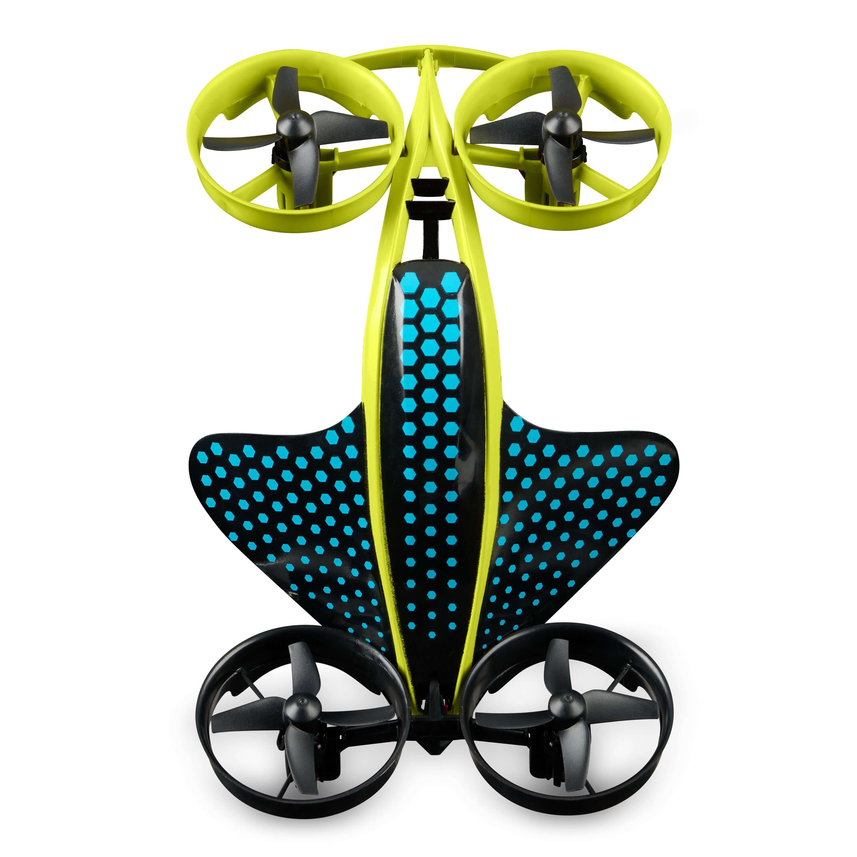 Hybrid Stunt Drone 3-in-1 Air To Water Quadcopter Remote Control Flying Toy/Diving Boat/Racing Car for Kids