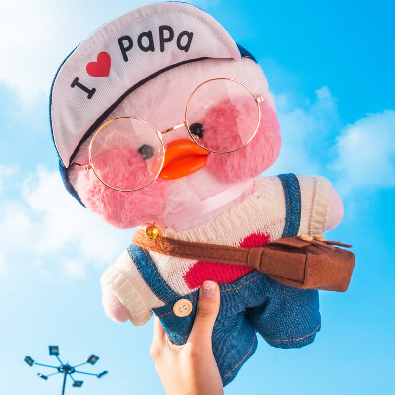 12" Plush Toy Cartoon Cute Duck Stuff Hyaluronic Acid Doll for Kids Birthday Gift