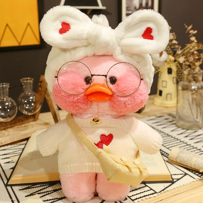 12" Plush Toy Cartoon Cute Duck Stuff Hyaluronic Acid Doll for Kids Birthday Gift