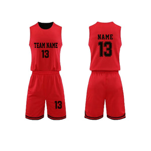 Personalized Basketball Jersey Kids And Adult Sportwear Set Custom Name And Number