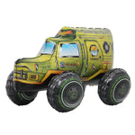 3D Construction Vehicle Party Balloon Aluminum Foil Engineering Vehicle for Children Birthday Decoration