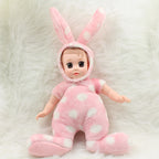 FD Simulated Doll Soft Silcone Sleep Baby Pacify to Sleep with Adorable Doll Children Doll Toy