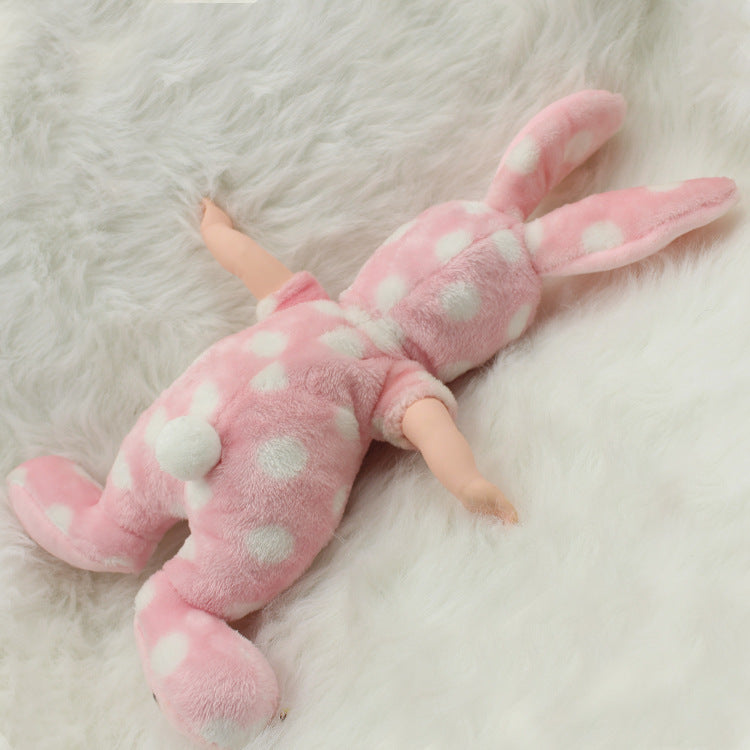 FD Simulated Doll Soft Silcone Sleep Baby Pacify to Sleep with Adorable Doll Children Doll Toy