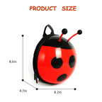 Kids Backpack with Leash Ladybug Cute Animal 3D Mini Backpacks for Kindergarten