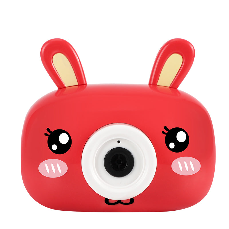 Kids Cute Bubble Machine Magic Camera with Bubble Auto Blowing, with Music and Light