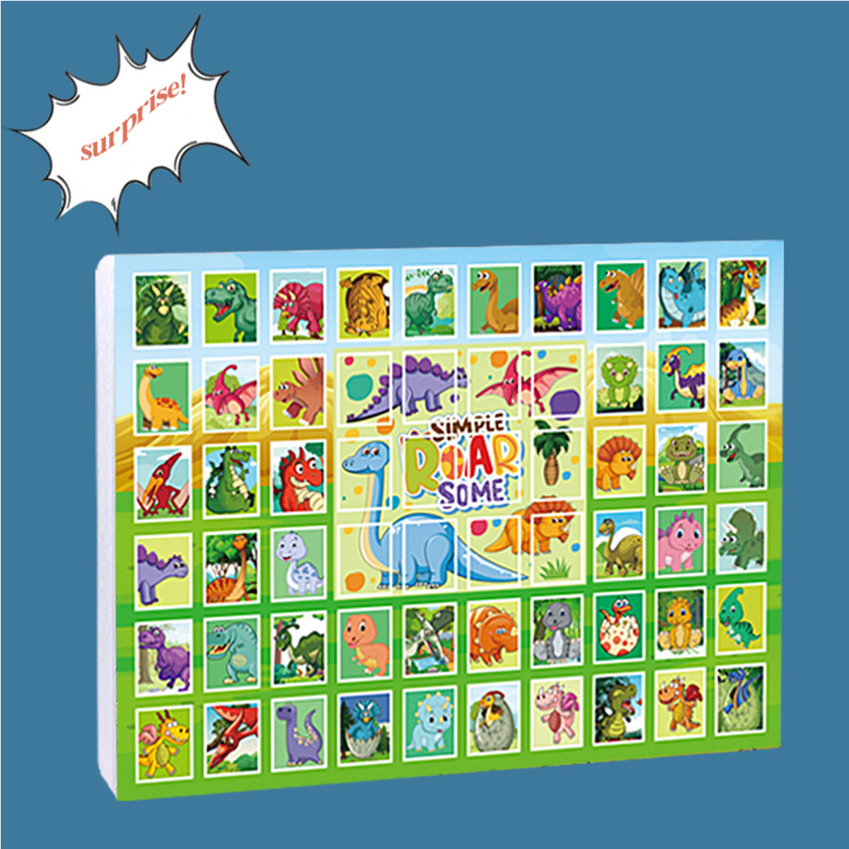 Kids Blind Box Get 60 Gifts with Poking 60 Holes Surprise Box Creative DIY Toys Children's Gift