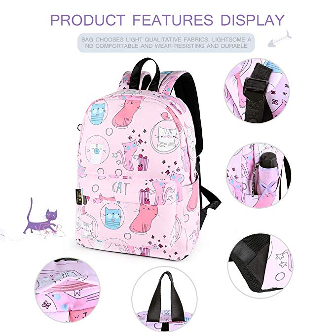 black cat pink backpack comic｜TikTok Search