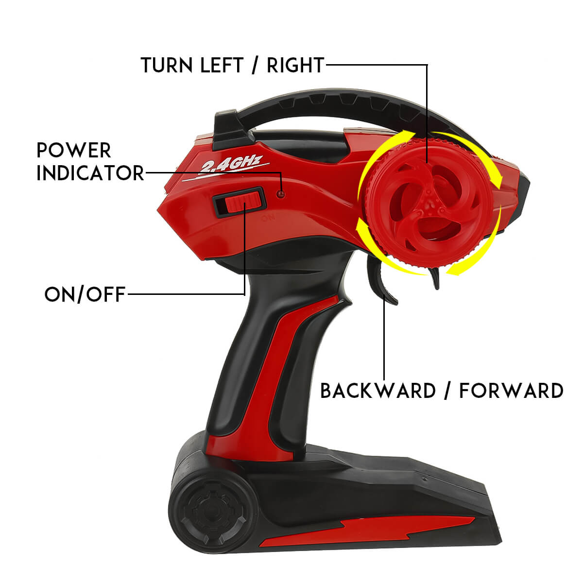 6 Wheels Remote Control Car RC Monster Truck Electric RC Car with Double Motors