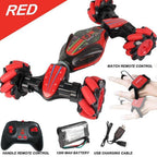 2.4G 4WD RC Watch Gesture Induction Off-Road Deformation 360° Rotation Car Twist Stunt Vehicle