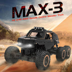 Kids 6 Wheels RC Car Reomote Control Monster Truck Dual Motors Two Speed Off-road Truck