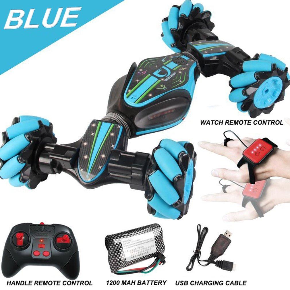 2.4G 4WD RC Watch Gesture Induction Off-Road Deformation 360° Rotation Car Twist Stunt Vehicle