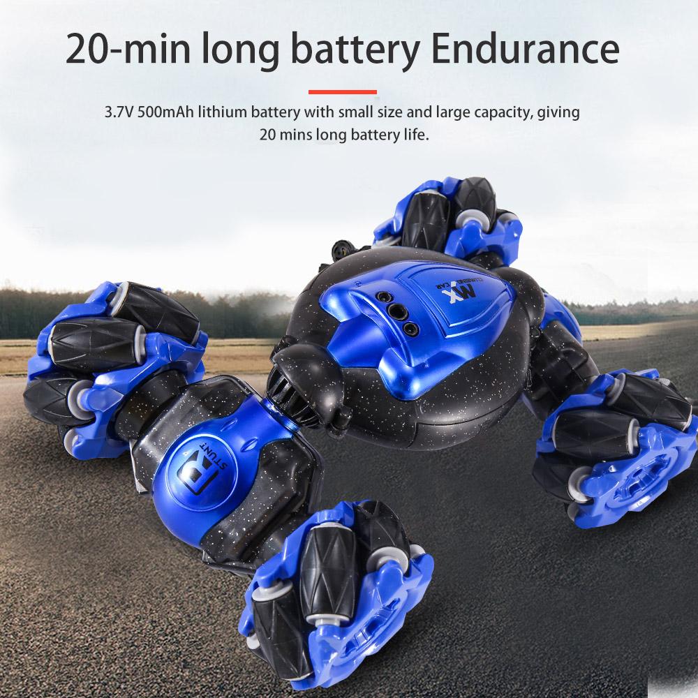 1:18 2.4G RC Watch Induction Gesture Off-Road Deformation Car 360° Flip Twist Stunt Car