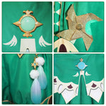 Teens and Adult Venti Cosplay Costume Venti Dress Up Full Set for Halloween Party