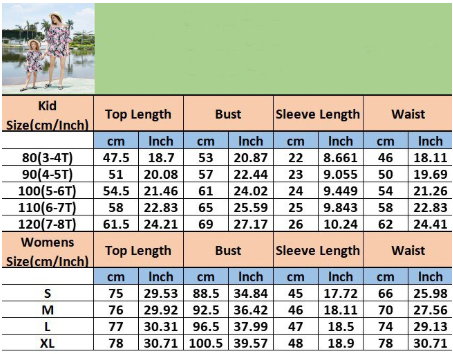 Mommy and Me-Family Matching Floral Off Shoulder Casual Dresses