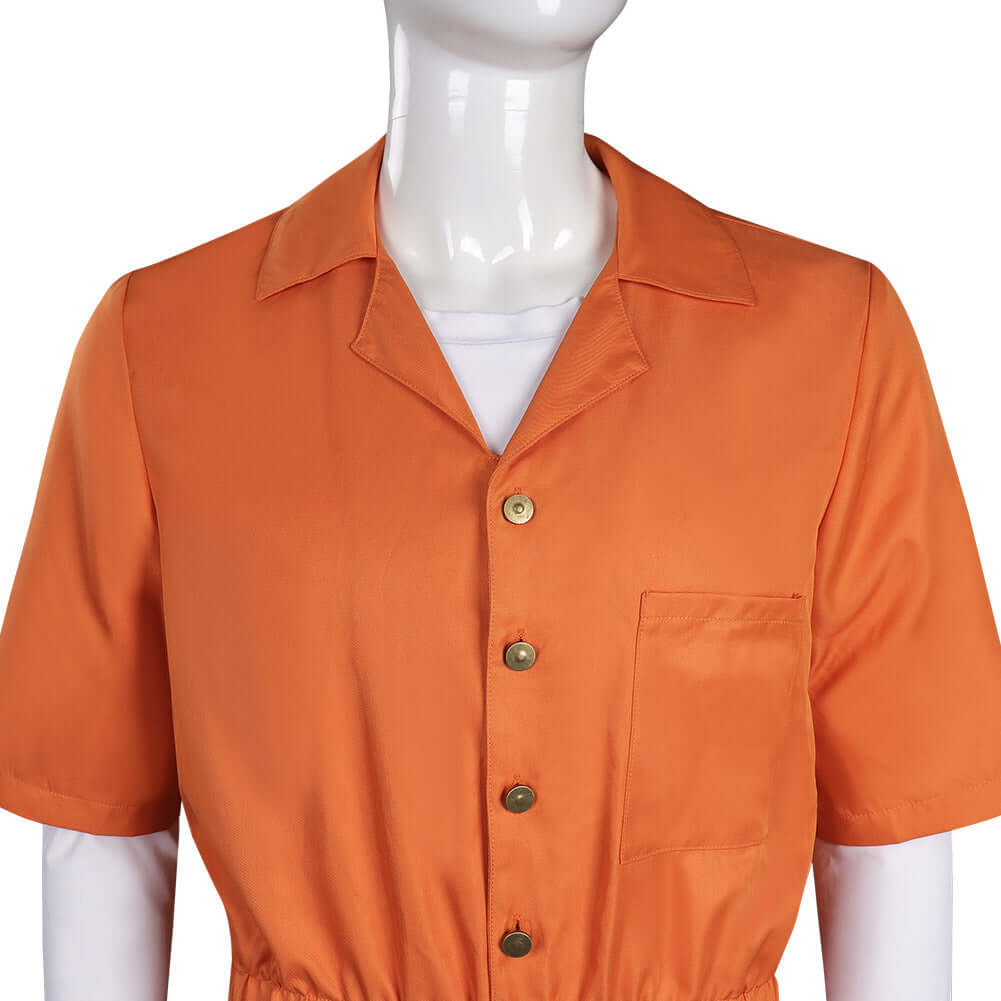 Adult Dr. Michael Jumpsuit Unisex Cosplay Costume Halloween Carnival Orange Outfit