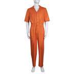 Adult Dr. Michael Jumpsuit Unisex Cosplay Costume Halloween Carnival Orange Outfit