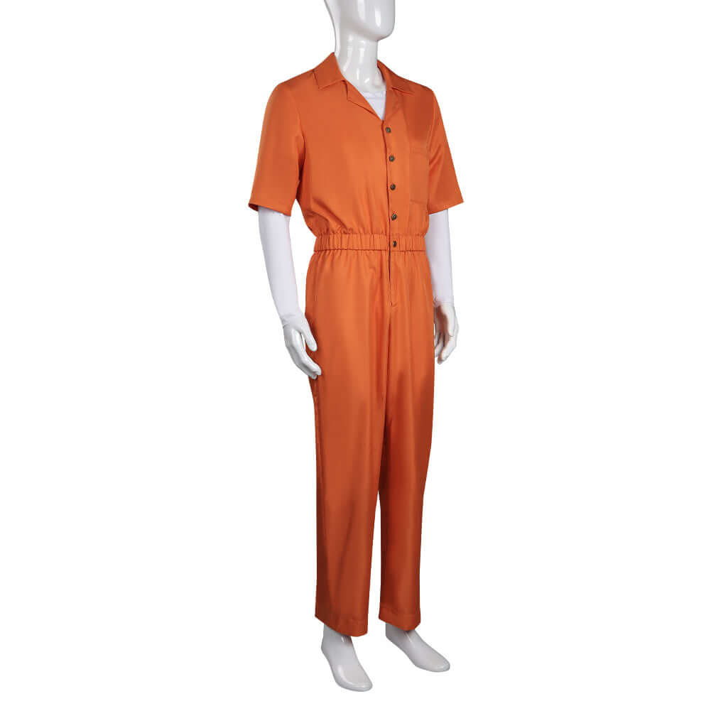Adult Dr. Michael Jumpsuit Unisex Cosplay Costume Halloween Carnival Orange Outfit