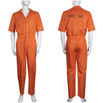 Adult Dr. Michael Jumpsuit Unisex Cosplay Costume Halloween Carnival Orange Outfit