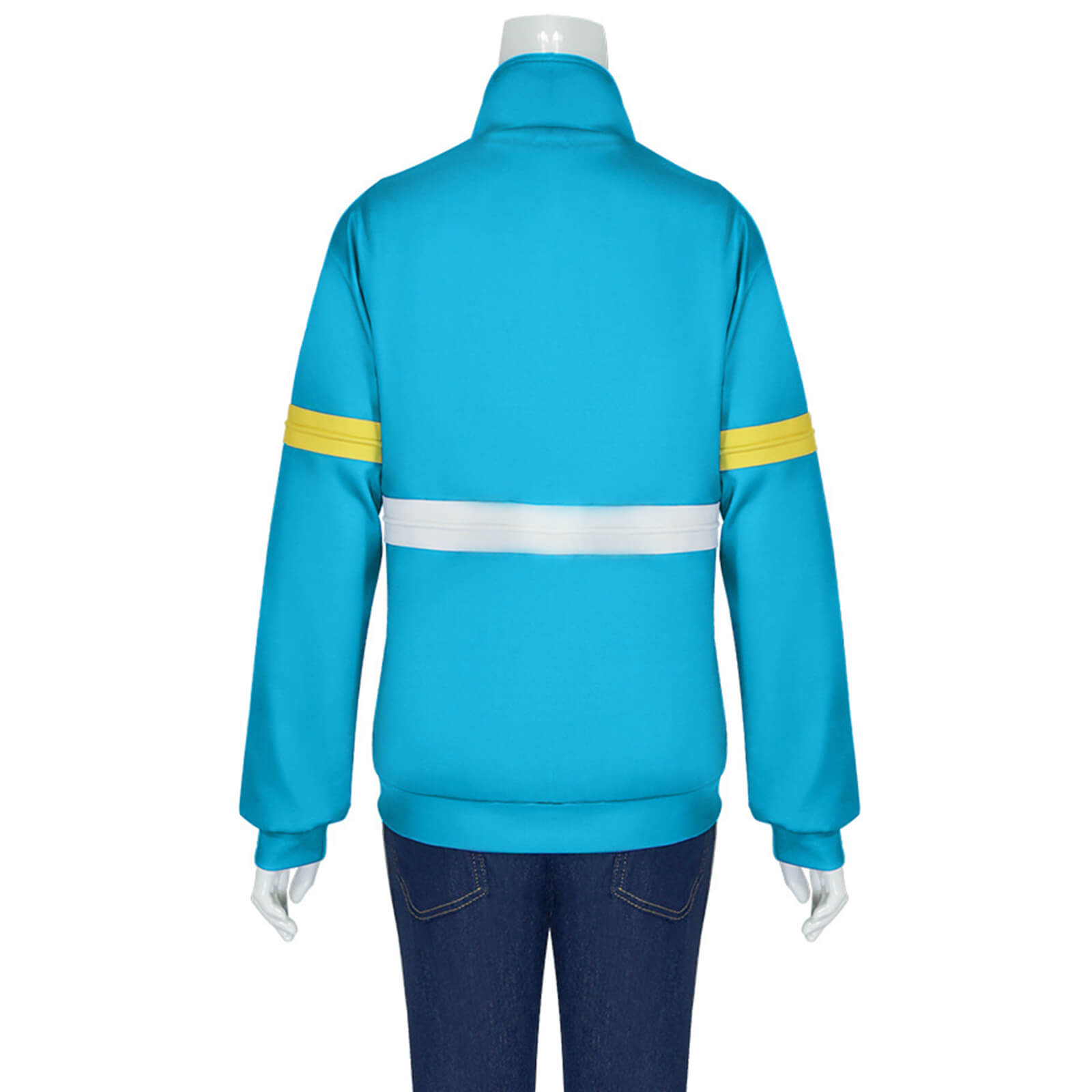 Max Mayfield Costume Blue Jacket and Plaid Sweatshirt Max Cosplay Outfits