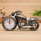 Super Cool Motorcycle Alarm Clock Watch Shape Creative Retro Gifts