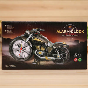 Super Cool Motorcycle Alarm Clock Watch Shape Creative Retro Gifts