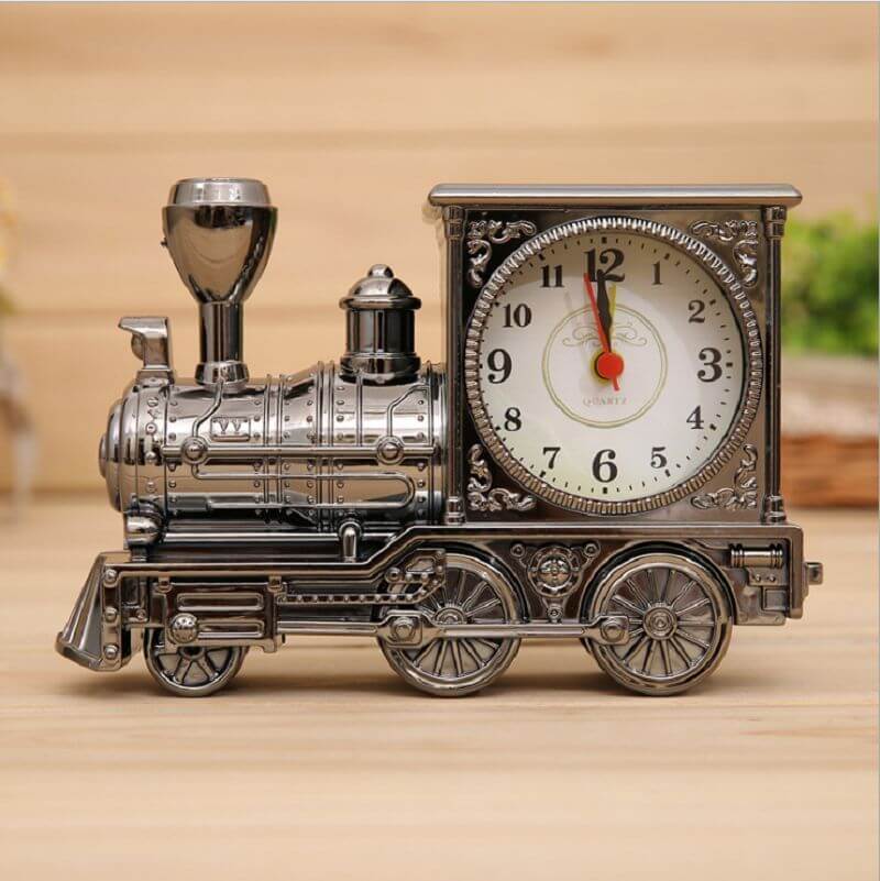 Super Cool Motorcycle Alarm Clock Watch Shape Creative Retro Gifts