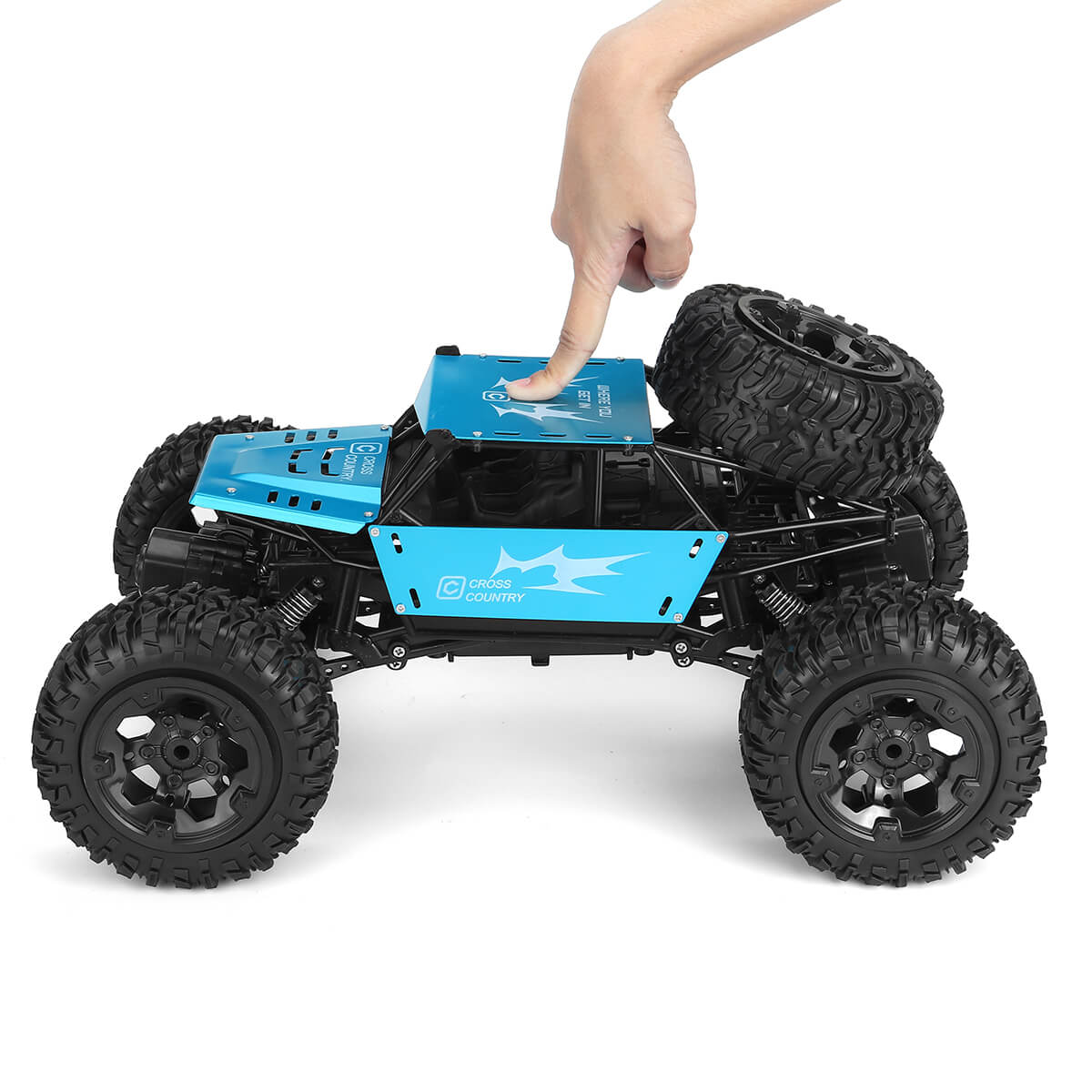 Big Amphibious RC Truck 1/8 Scale Waterproof Remote Control Car 4WD Off-road Truck IP66 Water Monster Vehicle