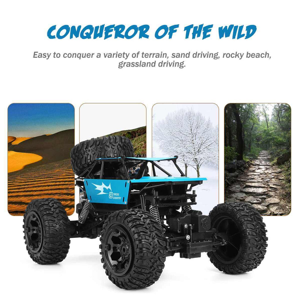 Big Amphibious RC Truck 1/8 Scale Waterproof Remote Control Car 4WD Off-road Truck IP66 Water Monster Vehicle