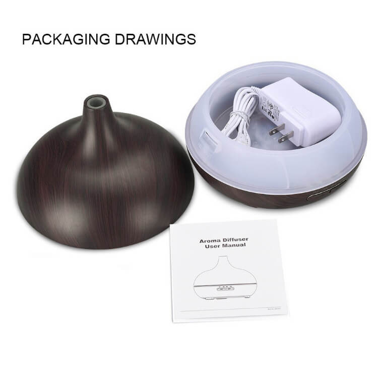 Aroma Diffuser Air Humidifier Essential oil diffuser 400ML Ultrasonic Remote Control Cool Mist Fogger LED Lamp