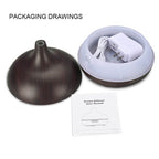 Aroma Diffuser Air Humidifier Essential oil diffuser 400ML Ultrasonic Remote Control Cool Mist Fogger LED Lamp