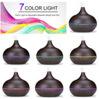 Aroma Diffuser Air Humidifier Essential oil diffuser 400ML Ultrasonic Remote Control Cool Mist Fogger LED Lamp