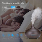 Aroma Diffuser Air Humidifier Essential oil diffuser 400ML Ultrasonic Remote Control Cool Mist Fogger LED Lamp