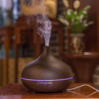 Aroma Diffuser Air Humidifier Essential oil diffuser 400ML Ultrasonic Remote Control Cool Mist Fogger LED Lamp