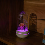 Rose Lamp Scented Oil Diffuser Aromatherapy Christmas LED Lamp Fragrance Oil Diffuser