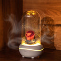 Rose Lamp Scented Oil Diffuser Aromatherapy Christmas LED Lamp Fragrance Oil Diffuser