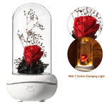 Rose Lamp Scented Oil Diffuser Aromatherapy Christmas LED Lamp Fragrance Oil Diffuser