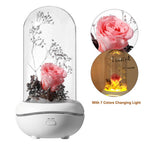 Rose Lamp Scented Oil Diffuser Aromatherapy Christmas LED Lamp Fragrance Oil Diffuser