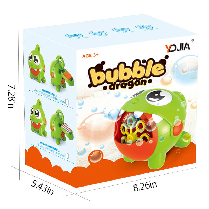 Kids Bubble Toy Little Monster Bubble Maker Automatic Rechargeable Bubble Toy Protable