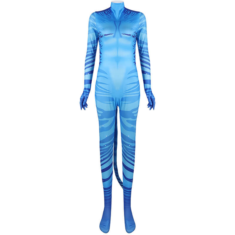 Neytiri Jumpsuit The Way of Water Na'vi Costume Adult Bodysuit Pandora World Outfit