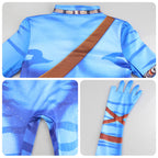 Jake Sully Cosplay Outfit Blue/Brown Full Zentai Bodysuit Na'vi Costume