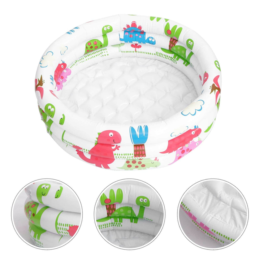 Kids Inflatable Swimming Pool Dinosaur Printed Children's Swimming Bath Paddling Pool