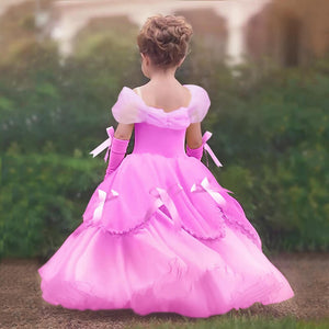 Princess Belle Dress Halloween Costume Party Ball Gown Dress