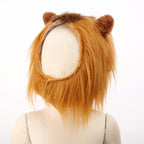 Boys Beast Costume Set Childs Beast Cosplay Outfit Jacket Ascot and Headpiece