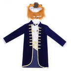 Boys Beast Costume Set Childs Beast Cosplay Outfit Jacket Ascot and Headpiece